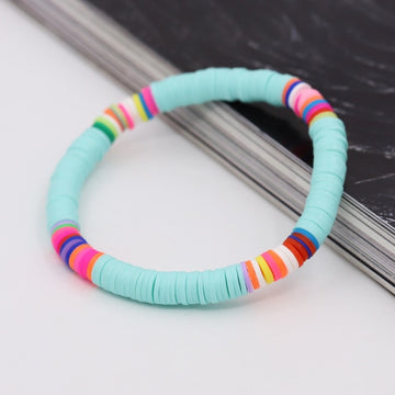 Bracelets for Women Boho Jewelry Colorful Polymer Clay Multicolor Combination Bracelet Wrist Accessories Female Girls Gifts daiiibabyyy